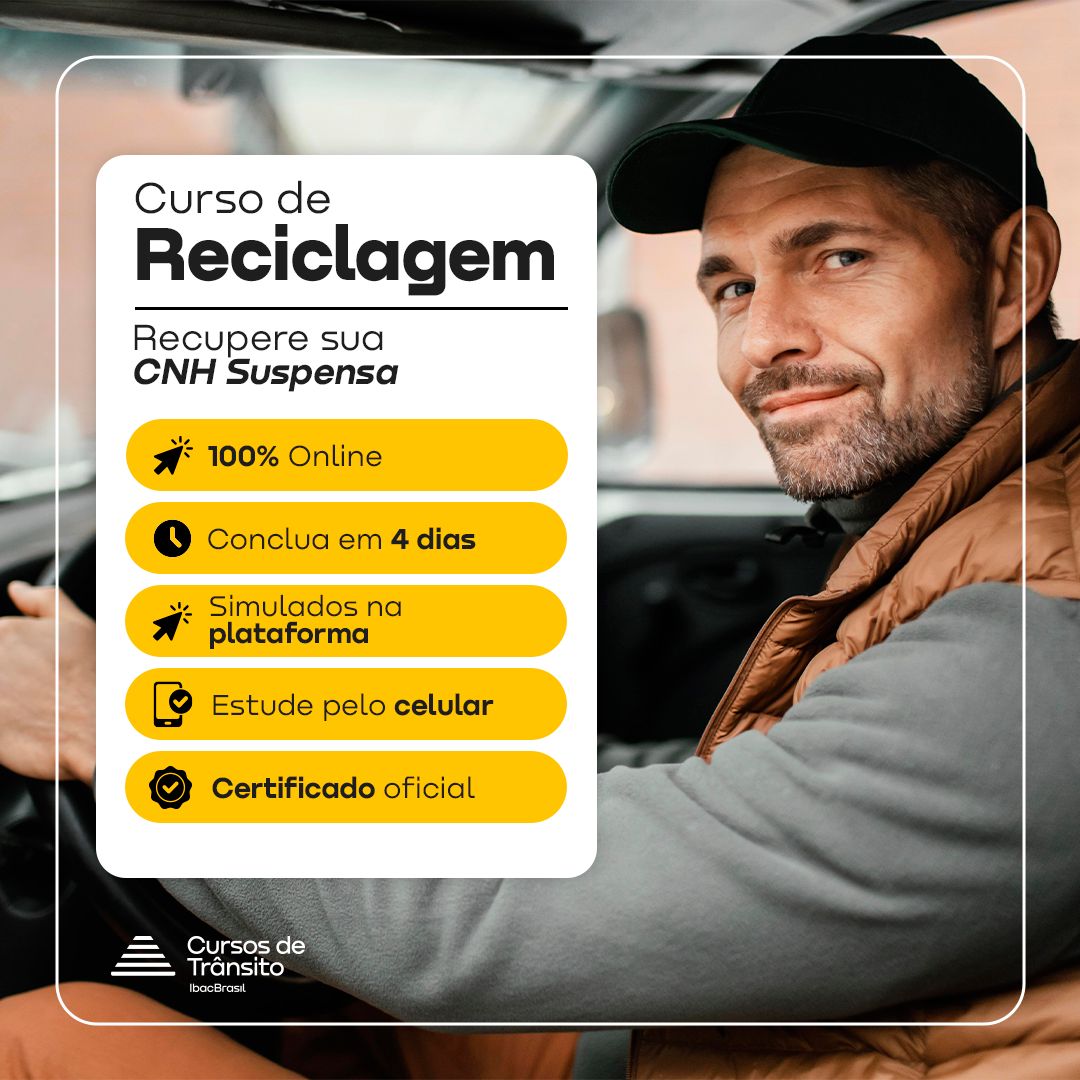 Reciclagem de CNH Suspensa